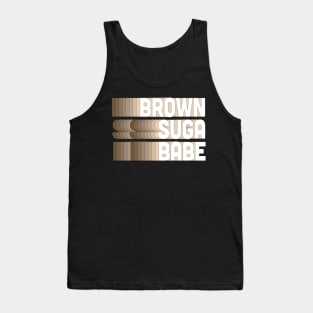 Brown Suga Babe - Typography Design Tank Top